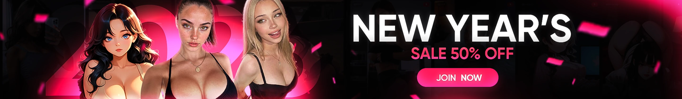 New Year sale 50% off